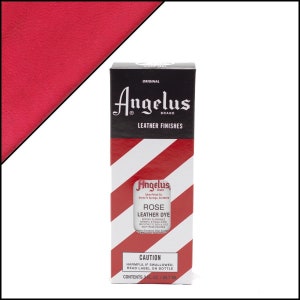 Angelus Rose Leather Dye 3oz - Rose - Leather Shoe Leather Dye