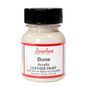 Angelus Bone Acrylic Paint 1oz - Leather Acrylic Paint - Shoe Paint - Custom Shoe Paint