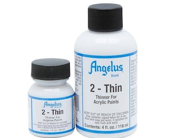 Angelus 2 - Thin paint additive for thinning paint for airbrush application