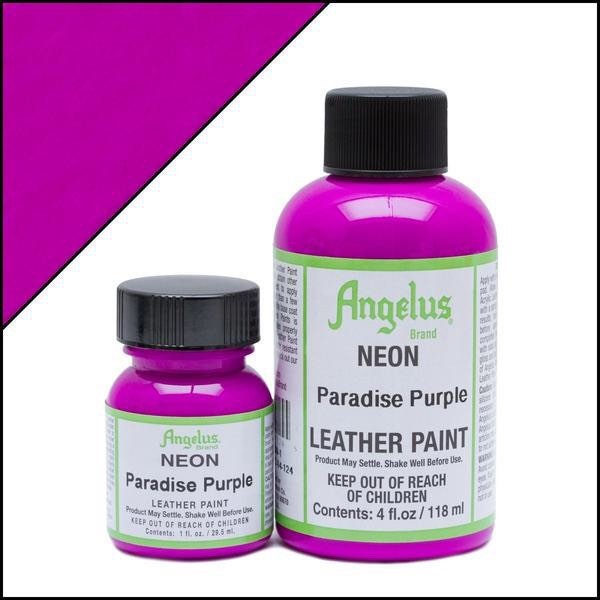 ANGELUS LEATHER PAINT - Neon - Paradise Purple Shoe Paint 