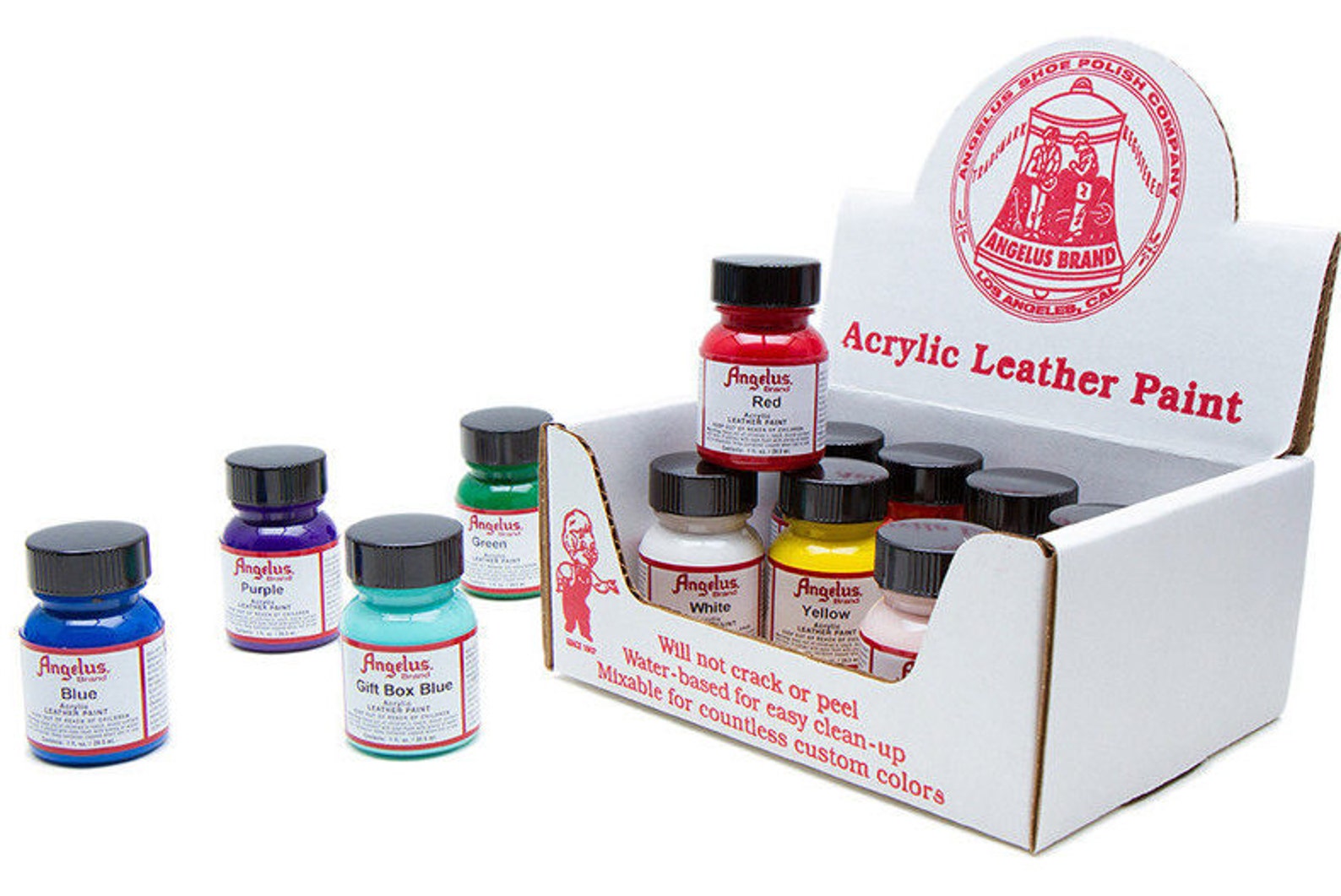 Angelus 12 Color Paint Kit | Etsy