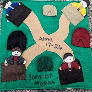 Sons of Mosiah, LDS, Book of Mormon Activity Book Page