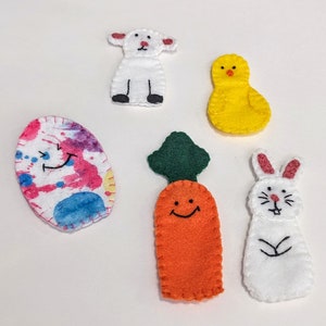 Easter Felt Finger Puppets