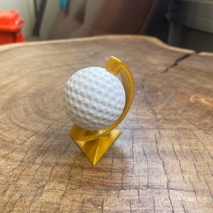 Golf Ball Proposal Engagement Ring Box