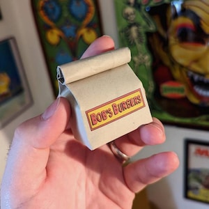 BOBS BURGERS miniature bag (KEYCHAIN + Magnet + Ornament options)