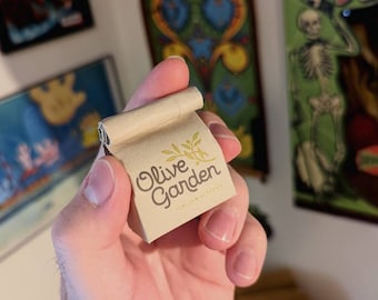OLIVE GARDEN miniature bag (KEYCHAIN + ornament options)
