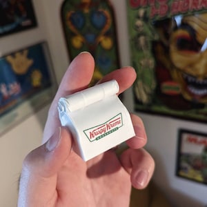 KRISPY KREME miniature bag (KEYCHAIN + Magnet + Ornament options)