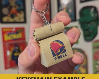 JACK IN THE BOX KEYCHAIN アメリカン雑貨 JACK in the BOX Miniature Bag (KEYCHAIN + Magnet + Ornament