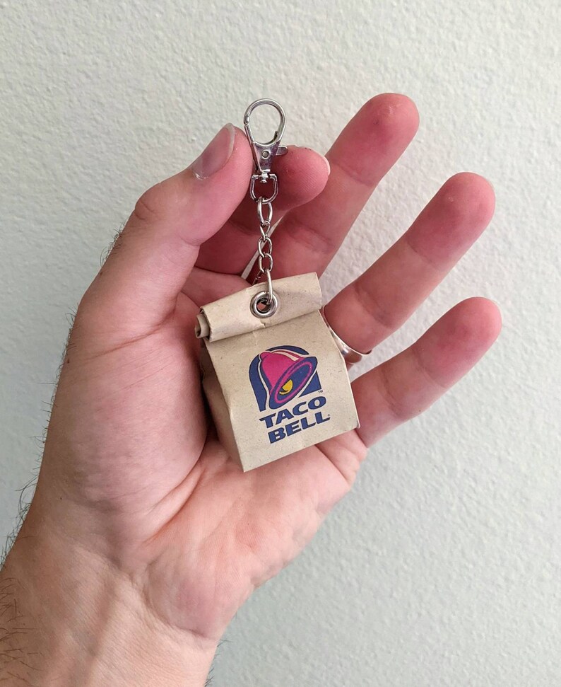TACO BELL Bag Mini Keychain Etsy