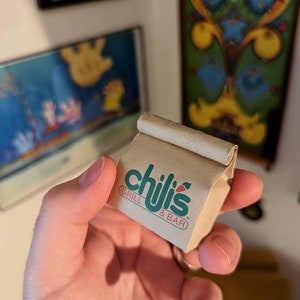 CHILIS miniature bag (KEYCHAIN + Magnet + Ornament options)