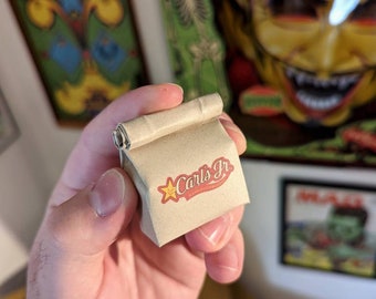 CARL'S JR miniature bag (KEYCHAIN + ornament options)