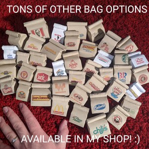 SHAKE SHACK miniature bag keychain/MAGNET/ornament options image 4