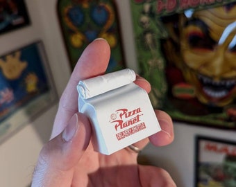 PIZZA PLANET miniature bag (KEYCHAIN + ornament options)