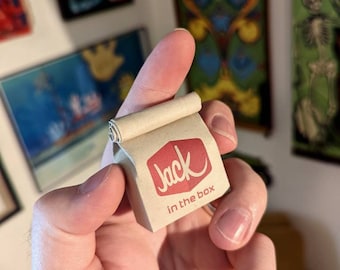 JACK In The BOX miniature bag (KEYCHAIN + ornament options)