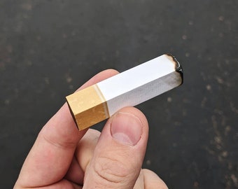 Squigarette - Square Cigarette (Pendant + Keychain Options Available)