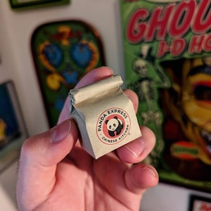 PANDA EXPRESS miniature bag (KEYCHAIN + Magnet + Ornament options)