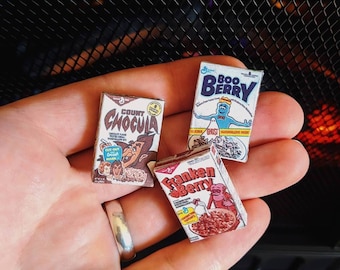 Mini COUNT CHOCULA & Friends Cereal Boxes