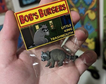 BOB'S BURGERS Little King Trashmouth Miniature Toy FIGURE