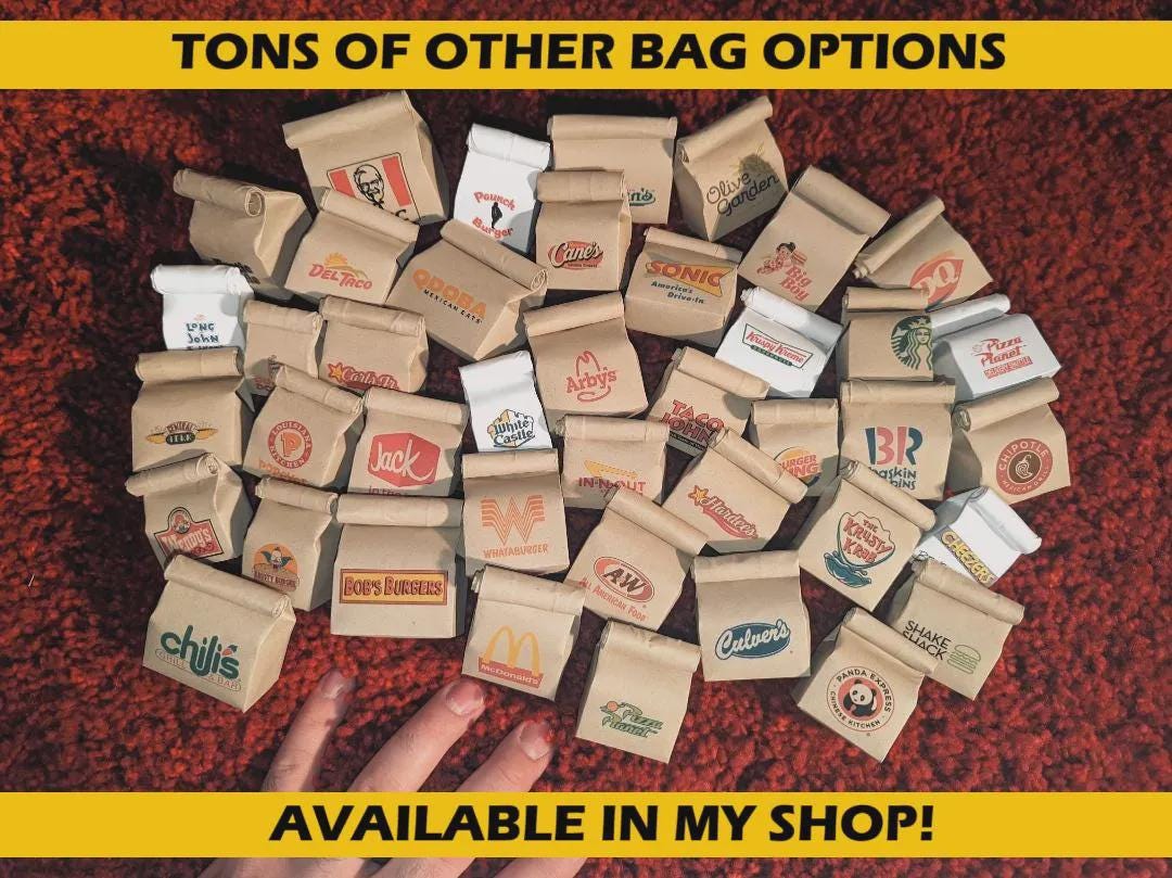 JACK in the BOX Miniature Bag (KEYCHAIN + Magnet + Ornament