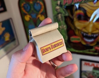 BOBS BURGERS miniature bag (KEYCHAIN + Magnet + Ornament options)