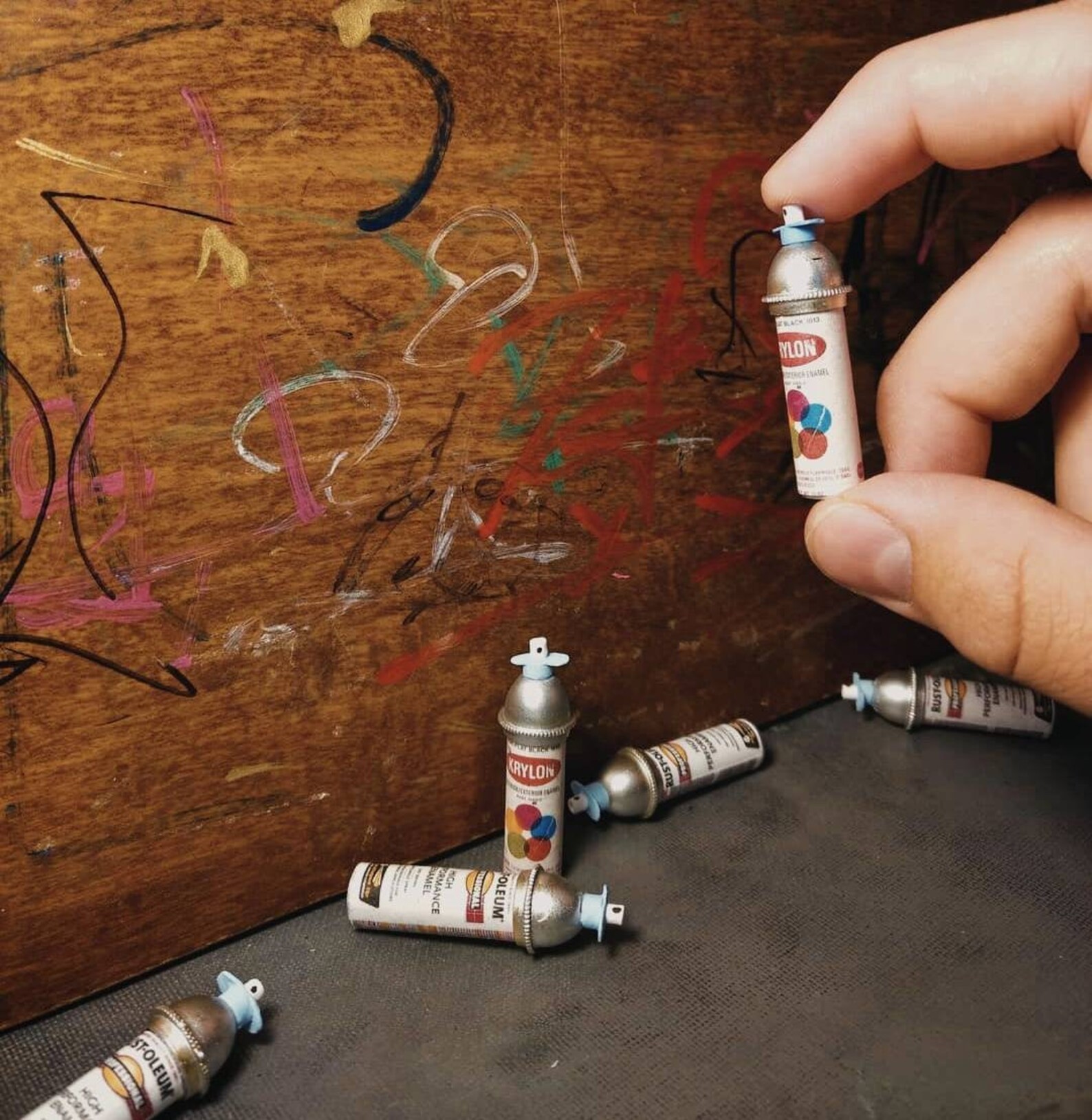 Miniature SPRAY PAINT Cans Etsy