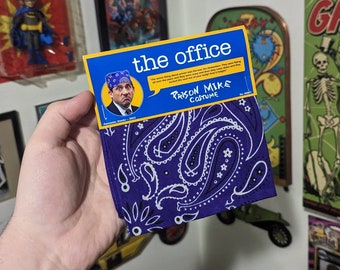 the OFFICE Prison Mike Bandana wearable gag gift memorabilia