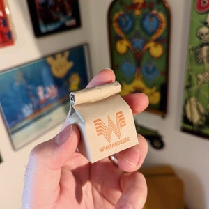 WHATABURGER miniature bag (KEYCHAIN + ornament options)