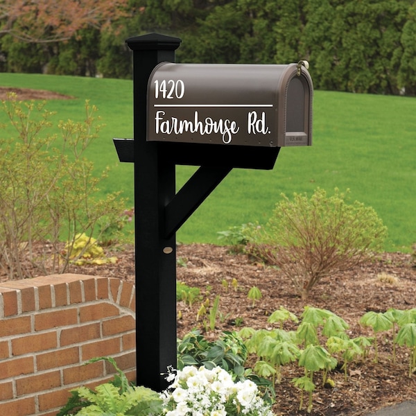 SET OF 2! Mailbox Decal | Farmhouse Decal | Address Decal | Farmhouse Address | Mailbox Vinyl Decal | Farmhouse Vinyl | Curb Appeal