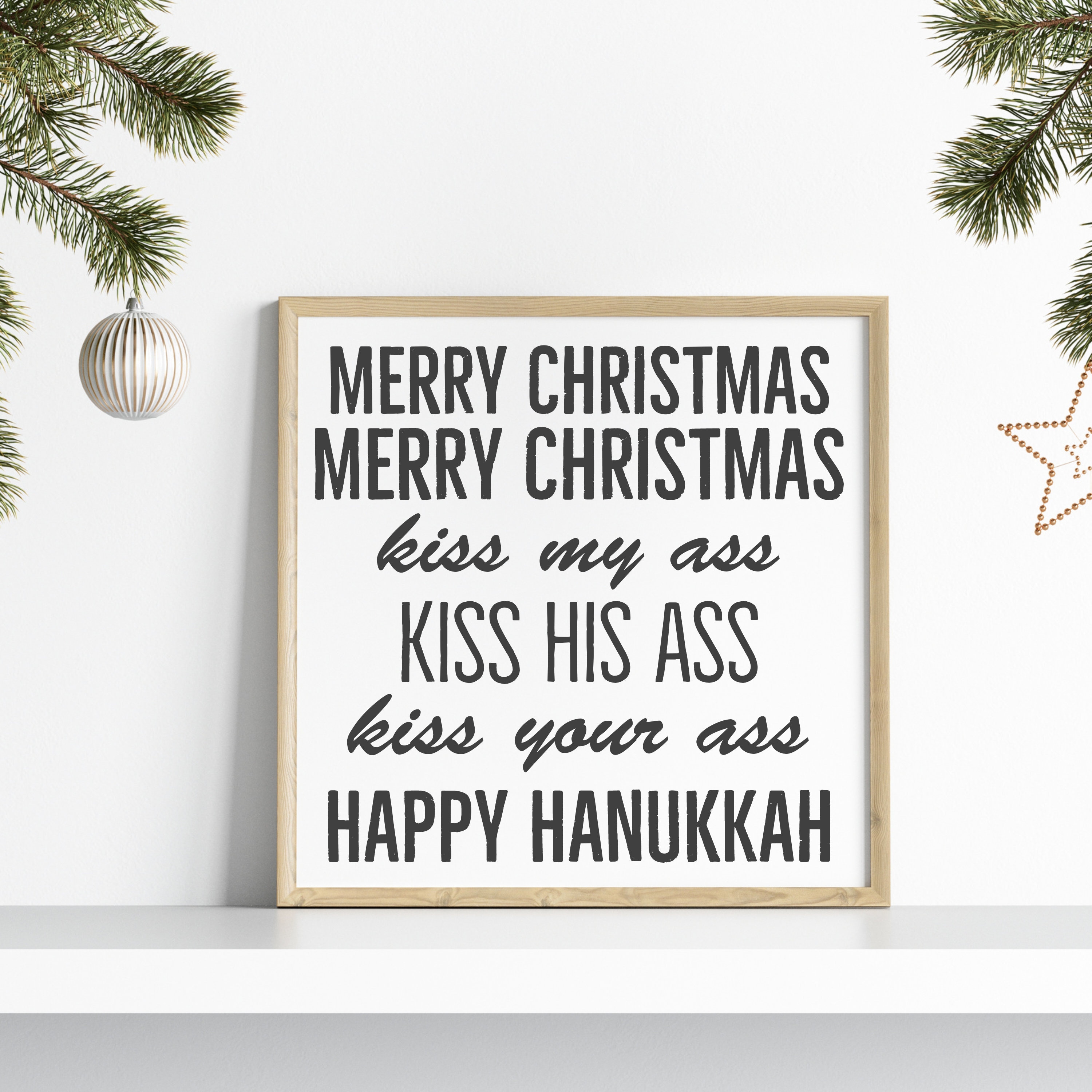 Merry Christmas Kiss My Ass Christmas Vacation Clark Griswold