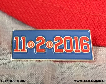 Pin de los Chicago Cubs - Pin de los campeones de la Serie Mundial 2016