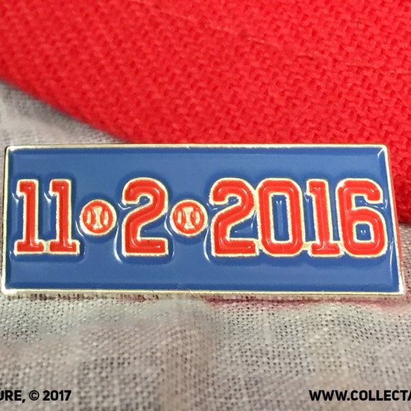 ReCapture the Magic: Chicago Cubs World Series Champs Trading Pin