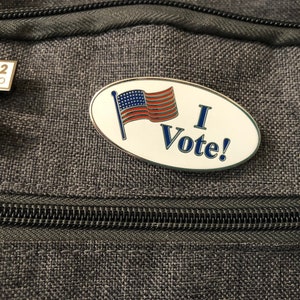 I Vote Lapel Pin Election Pin Political Pin Election Gift Political Gift image 6