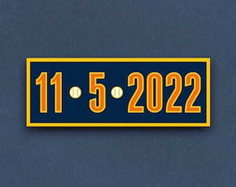 Houston Astros Pin - World Series 11/5/2022