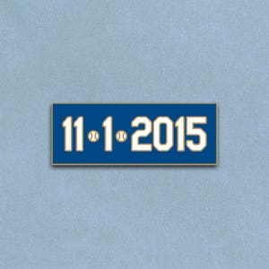 Distintivo do Kansas City Royals - Presentes do Kansas City Royals - Distintivo Re-Capture the Magic World Series 01/11/2015