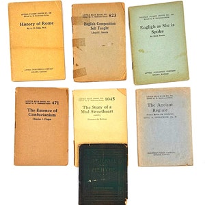 1920’s Lot of Little Blue books, Appeal Pocket Series , and Little Leather Books