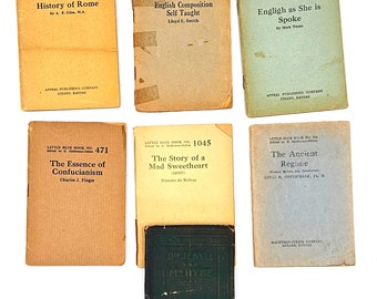 1920’s Lot of Little Blue books, Appeal Pocket Series , and Little Leather Books