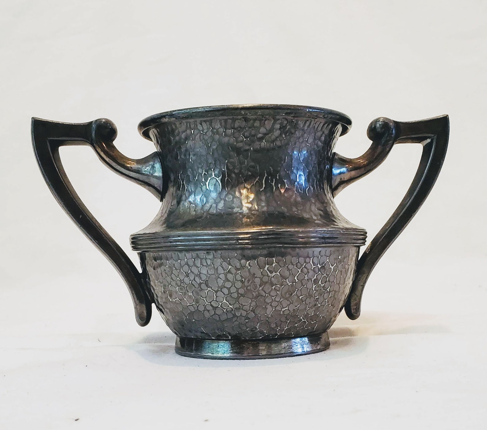 4 Piece Hammered Silver Plate Service Set Poole Silver Co. Etsy Australia