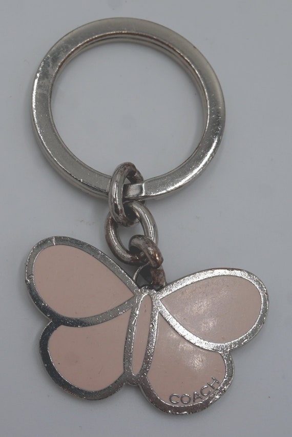 Coach Butterfly Keychain Purse Charm