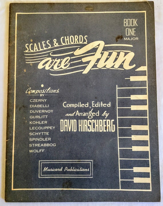 Scales And Chords Are Fun Sheet Music Vintage 1948 - 