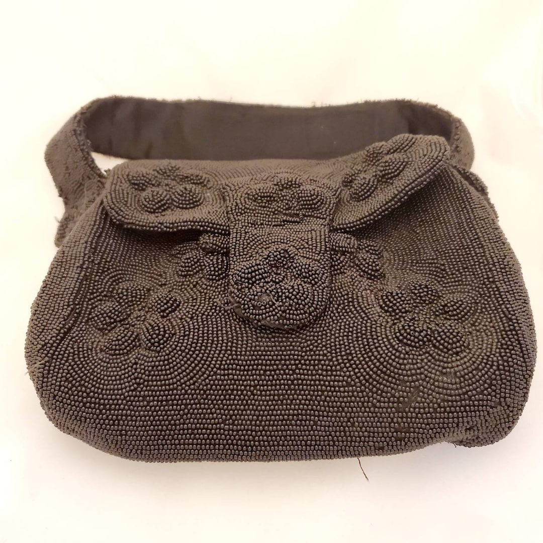 Vintage Beaded Purse Made in France Etsy