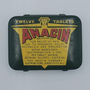 Vintage Anacin Tin