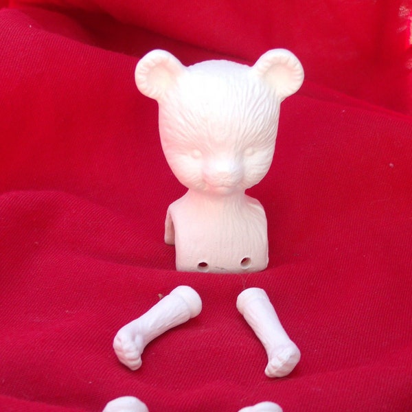 Tiny Bear Bisque Doll to Paint