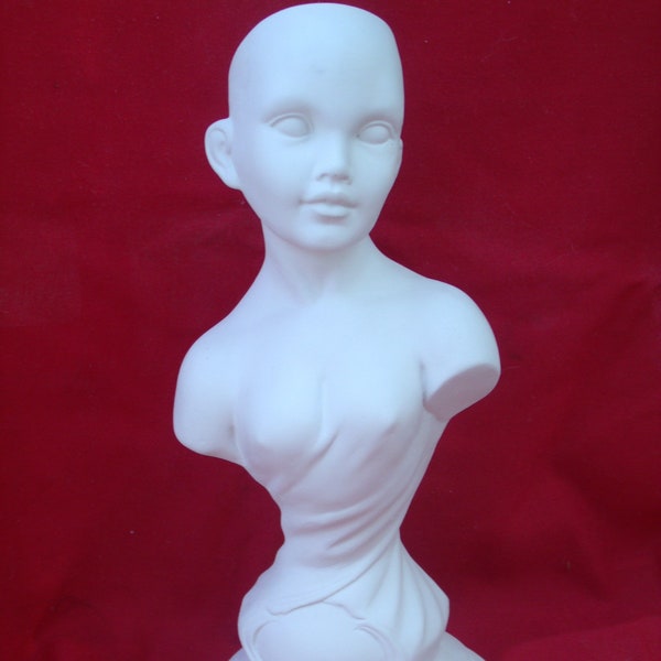 Claire Bisque Bust to Paint