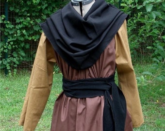 Renaissance Tunic LARP SCA Brown 2x