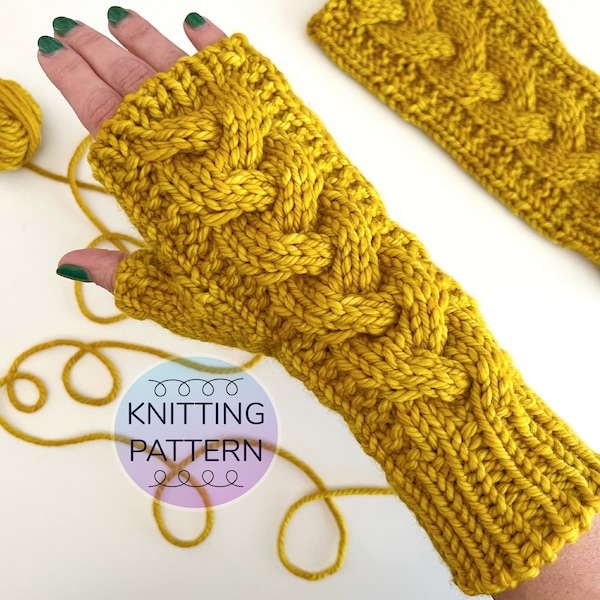 Trinity Fingerless Gloves PATTERN