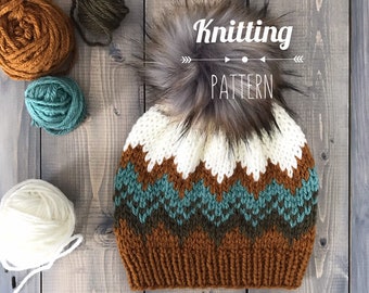 Quad Beanie KNITTING PATTERN