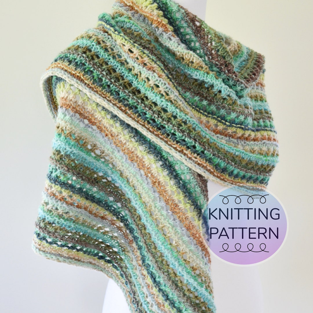 Cerulean Shawl KNITTING PATTERN - Etsy