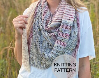 Summer Moonrise Shawl KNITTING PATTERN