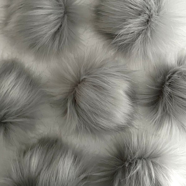 FROST luxury Large Faux Fur Pom Pom, ready to ship