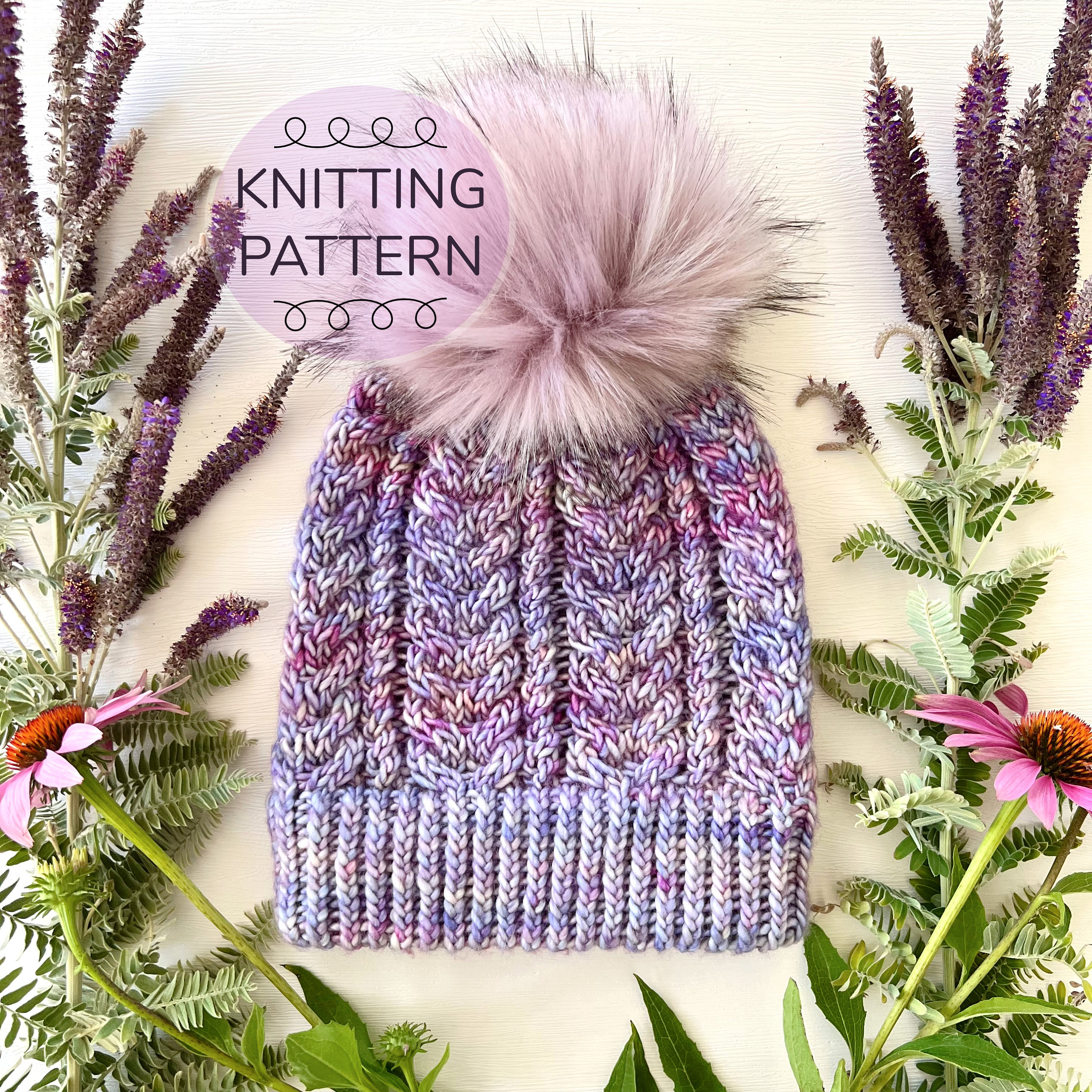 Hand knit sandpiper beanie Sandpiper Beanie Knitting PATTERN - Etsy main image 2